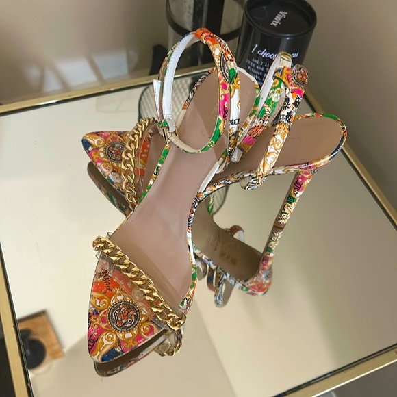 Aldo multicolor angel straps, sandal size 9 - Picture 2 of 4